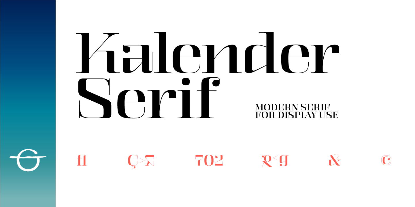 Kalender Serif No 1 Font preview